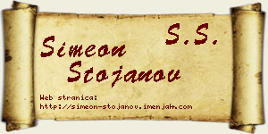 Simeon Stojanov vizit kartica